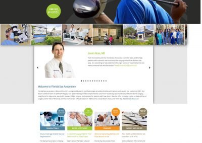 Florida Eye Associates Web Site