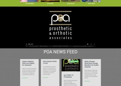 Web Site – Prosthetic and Orthotic Associates