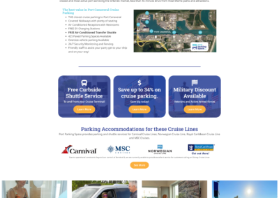 Web Site – Port Parking Space